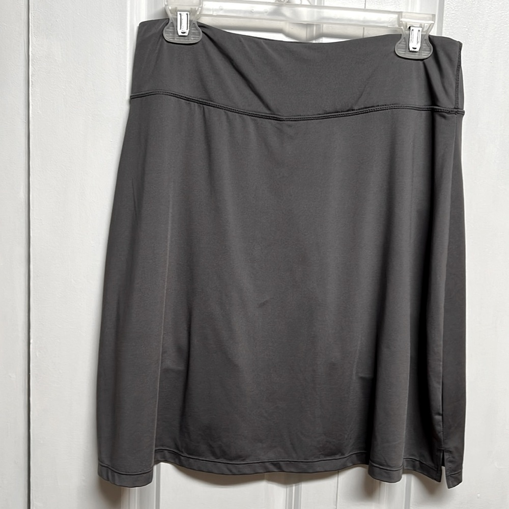Willit Sports Dark Gray Pull On Microfiber Skort Size L